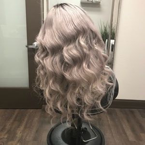 18 inch full lace human hair wig